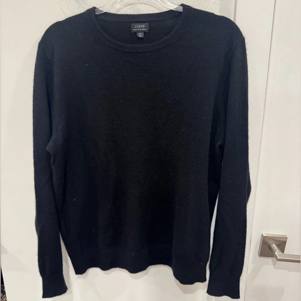 J. Crew Black Crewneck Sweater